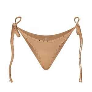 Skims swim rhinestone tie bottoms Ochre Size 4X NWT